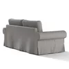 Dekoria Bezug für Backabro 3-Sitzer Sofa ausklappbar, grau, Produktbild-Vorschau 2