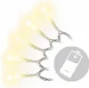 A string of battery-operated LED lights with a battery icon overlay. Produktbild-Vorschau
