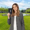 JENNIFER JONES Damen Geldbörse Portemonnaie Blau (1103) Produktbild-Vorschau 2