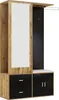 Sweiko Ensemble d'armoires élégant en noir et couleur bois Voir les images du produit 14