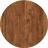 vidaXL Stolová deska světle hnědá Ø 40 x 4 cm dubový masiv Náhled obrázku produktu 1