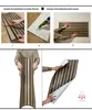 Collage showing the installation process of decorative wall panels, including application of adhesive and mounting to a wall. Náhľad obrázku produktu