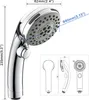 5 Strahlarten Handbrause Hochdruck Duschkopf Regendusche Produktbild-Vorschau 8