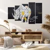 Bild auf Leinwand - Leinwandbild - Nashorn modern - Produktbild-Vorschau 7