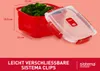 sistema four micro-ondes à vapeur avec panier 2,4 l rouge Voir les images du produit 4