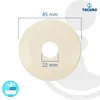tecuro Scharnierrosette Ø 22 mm x Ø 85 mm x 8 mm - Produktbild-Vorschau 3