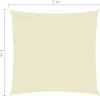 vidaXL Voile d'ombrage Oxford Tissu Carré 3x3 m Crème Voir les images du produit 15