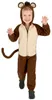 Affen-Kostüm für Kinder Overall braun-beige 5-6 Jahre (S) Produktbild-Vorschau 5