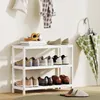 HOMCOM Schuhregal mit 3 Ebenen, Schuhablage, Schuhständer Produktbild-Vorschau 2