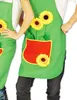 Gärtnerschürze mit Tasche u. Blumen Produktbild-Vorschau 4