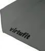 A close-up view of a gray umbrella with the brand name 'virtufit' printed on it. Produktbild-Vorschau