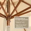 parasol ogrodowy 270 cm, parasol zewnętrzny wykonany z Podgląd zdjęcia produktu 3
