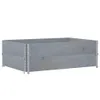 Design New Paletten-Aufsatzrahmen 2 Stk. Grau 120x80 cm Produktbild-Vorschau 2