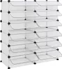 vidaXL Schuhregal Transparent 94,5x36,5x106 cm PP Produktbild-Vorschau 5