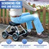WENKO: Krzesło jezdne do ogrodu, krzesło do pracy, taboret Podgląd zdjęcia produktu 4