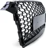 Kühlergrill Grill Sport Optik ohne Emblem Schwarz glanz für Produktbild-Vorschau 3