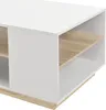 Couchtisch 100x60x46cm mit 2 Ablagen Wohnzimmertisch Produktbild-Vorschau 5