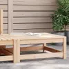 Sgabello da giardino 70x70x30 cm in legno di pino massiccio Anteprima dell’immagine prodotto 2