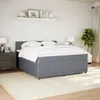 Design Boxspringbett mit Matratze Dunkelgrau 180x200 cm Produktbild-Vorschau 3