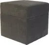 Pufa welurowa ZEFIR DOT 40x40 cm kwadratowa z pojemnikiem Podgląd zdjęcia produktu 1