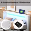 MODFU Lit Coffre Double 160x200 cm - Lit avec LED et Voir les images du produit 5
