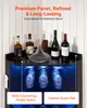 VEVOR Eckbarschrank mit LED-Beleuchtung (Dimmbar), Produktbild-Vorschau 4