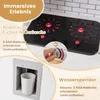 COSTWAY Kinderküche mit Licht und Sound, Spielküchen Holz Produktbild-Vorschau 5