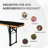 TexDeko Bierbankauflage 220x25x4cm mit Reißverschluss Produktbild-Vorschau 8