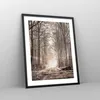 Gerahmtes Poster - Schwarzer Rahmen - Wald Straße Baum - Produktbild-Vorschau 8