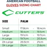 Cutters S150 Game Day Receiver Topo Erwachsene S/M Weiß Produktbild-Vorschau 2