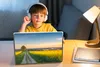 MuchoWow® Laptop Aufkleber Sticker Cover Blumenfeld - Gelb Produktbild-Vorschau 3