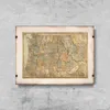 Poster - Canvas - Leinwand - 59,4 cm x 42 cm - Karte von Produktbild-Vorschau 1