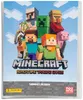 The image shows the front cover of a Minecraft Adventure Trading Cards collector's album, featuring various characters from the game. Anteprima dell’immagine prodotto
