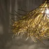 A close-up shot of a decorative light fixture made of thin, intertwined branches. Produktbild-Vorschau