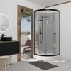 Dusche Komplett Marwell Komplettdusche Grey Style Round Produktbild-Vorschau 2