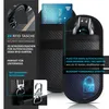 A product image showcasing two RFID blocking pouches, one with a credit card and the other with a car key inside, with text overlays describing features. Náhľad obrázku produktu