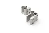 Two metal door hinges are shown against a white background. Produktbild-Vorschau