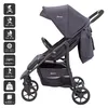 BabyGo Kombikinderwagen Style 3in1 schwarz Produktbild-Vorschau 4