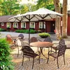 VOUNOT® Doppelsonnenschirm mit kurbel, Marktschirm, 150 x Produktbild-Vorschau 5