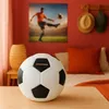 Relaxdays Fußball Spardose, Ø 15 cm, Kunstharz Sparbüchse, Produktbild-Vorschau 3