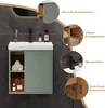 Lavabo con mobile sottolavabo - Lavabo sospeso - Piccolo Anteprima dell’immagine prodotto 8
