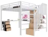 Hoogslaper 140 x 200 cm met bureau, opbergruimte in de Productafbeelding-voorbeeld 8