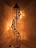 Lampadaire turc en mosaïque fait main, brun, avec 7 boules Voir les images du produit 1