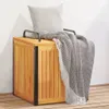 vidaXL Záhradný box 45x45x45/53 cm z masívneho dreva akácie Náhľad obrázku produktu 2