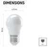 LED Lampe Classic Mini Globe / E27 / 4,1 W (32 W) / 350 lm / Warmweiß Produktbild-Vorschau