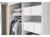Easy4You R1 120 cm Weiß Schiebetüren Kleiderschrank Produktbild-Vorschau 4