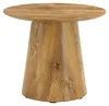 Runder Couchtisch 50 cm, Naturholzoptik, MDF, Produktbild-Vorschau 2