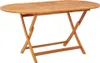 A wooden folding garden table. Náhled obrázku produktu