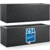 2X Pflanzkübel XL Balkonkasten 59cm Blumenkasten 25L für Produktbild-Vorschau 1