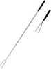 ausziehbare Grillgabel 72 cm Edelstahl silber Produktbild-Vorschau 1